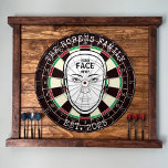 Your Face Here Dartboard<br><div class="desc">A dartboard is a popular recreational and competitive game that provides hours of fun for players of all ages and skill levels. Typically made from sisal fibres, cork, or electronic components, dartboards are designed to withstand the impact of darts while offering precise scoring zones. Standard dartboards feature a circular design...</div>
