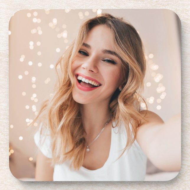 Your face on a birthday coaster (Front)