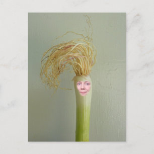 Your Face on Spring Onion Postcard