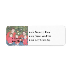 Your Family Christmas Return Address Label