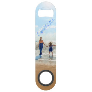 Your Family photo Bar Key with Custom Text