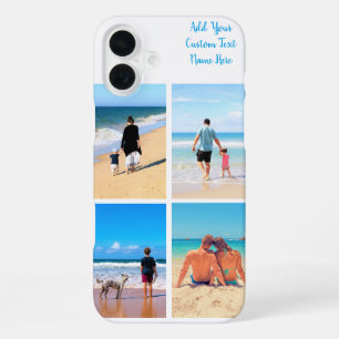 Your Family Photo Collage iPhone Case Custom Text