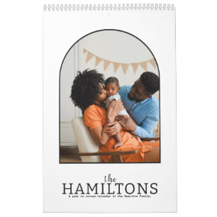 Your Family Photo Month By Month Personalised Cale Calendar