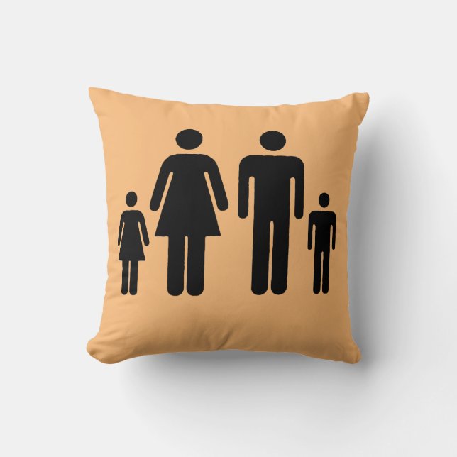 Your Family Photo On A  Cushion (Front)