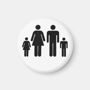Your Family Photo On A  Magnet