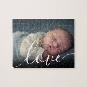 Your Favourite Baby Photo Script Love Jigsaw Puzzle