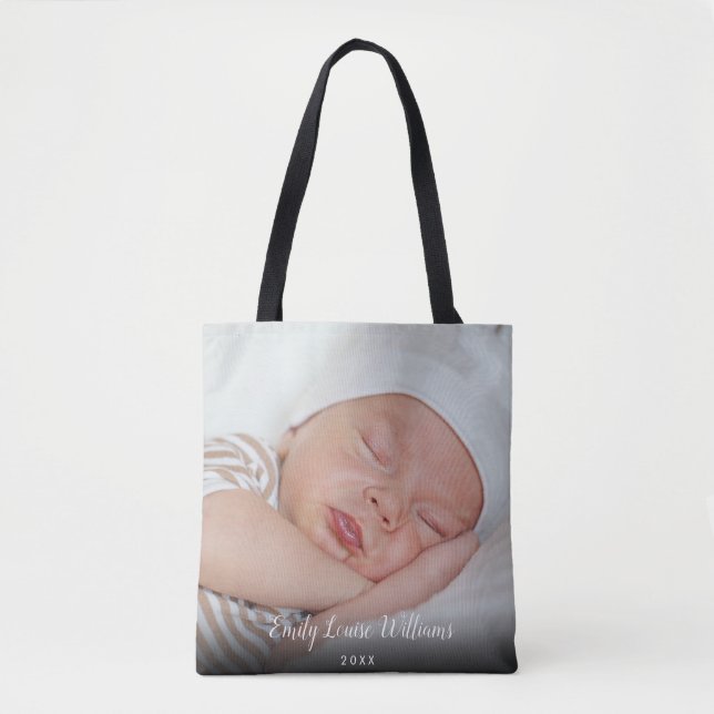 Your Favourite Baby Photo Tote Bag (Front)