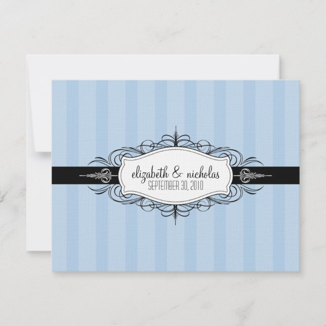 YOUR Favourite Colour: Chic Deco Wedding Invitatio Invitation (Front)