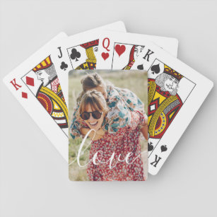 Your Favourite Family Photo Love Script Playing Cards