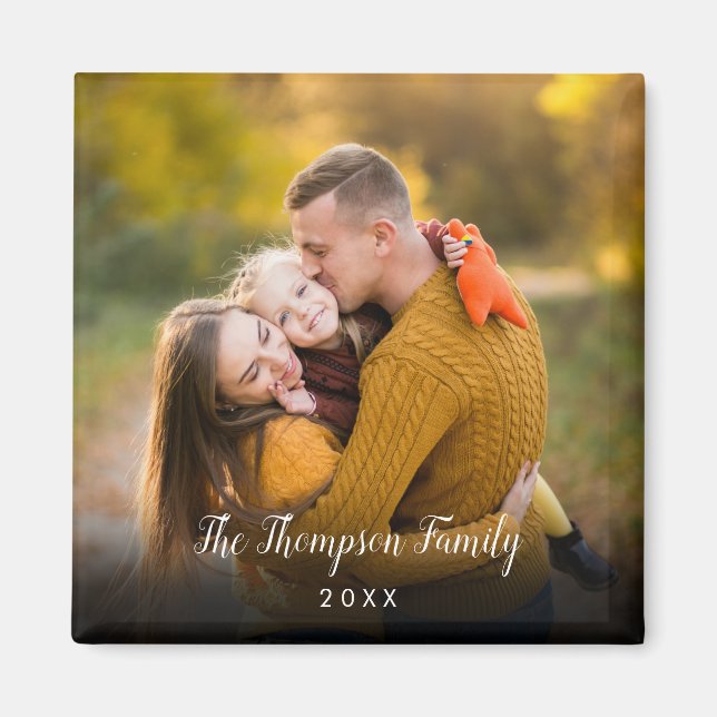 Your Favourite Family Photo Magnet (Front)