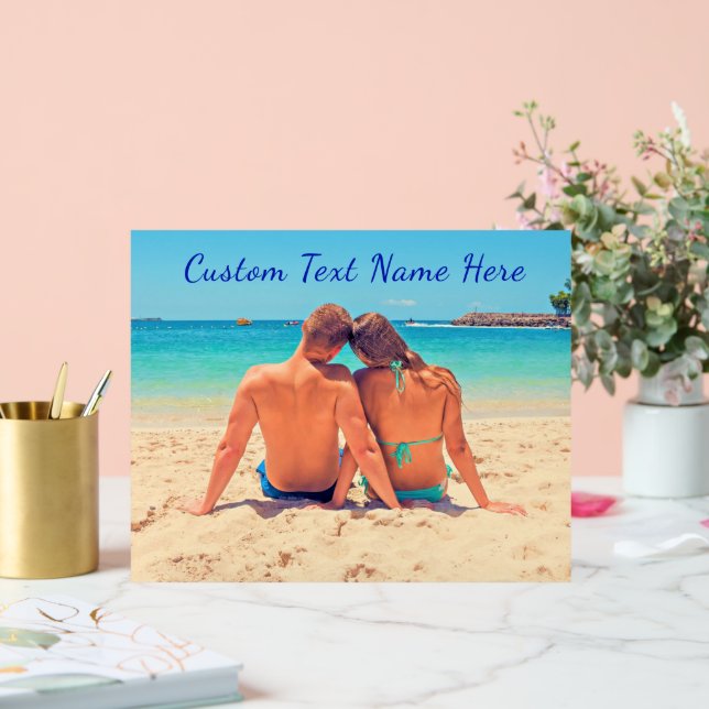 Your Favourite Photo Acrylic Sign with Custom Text (Wedding)