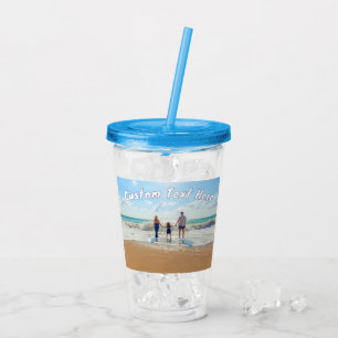 Your Favourite Photo Acrylic Tumbler Custom Text