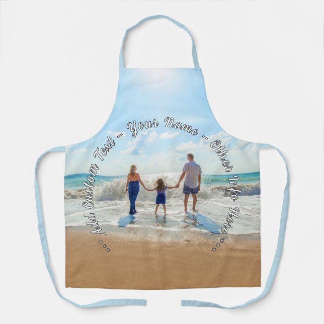 Your Favourite Photo Apron Gift with Custom Text (Front)