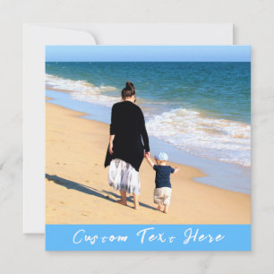 Your Favourite Photo Card with Custom Text