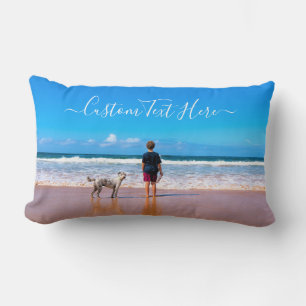 Your Favourite Photo Pillow with Custom Text