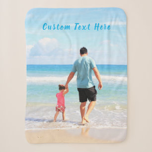 Your favourite Photo Sherpa Blanket and Custom Tex