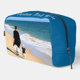 Your Favourite Photo with Custom Text and Colours Dopp Kit