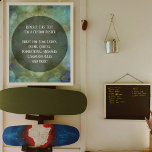 Your Favourite Quote Bright Gold Grunge Bubbles Poster<br><div class="desc">The background is covered with a scratched, distressed, vintage grunge graphic interspersed with festive bubble-like circles created from bokeh light flares. The image features blue, green, light brown, white and has gold-hued highlights. You are welcome to replace my piece of digital art with your own, or even with a photo...</div>