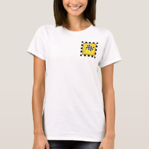 Your Favourite Race Team Chequered Flag Custom T-Shirt