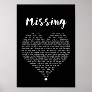 Your favourite song lyrics and music made into wal poster