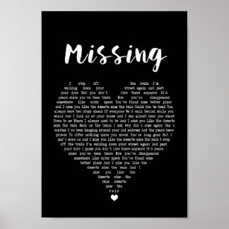 Your favourite song lyrics and music made into wal poster