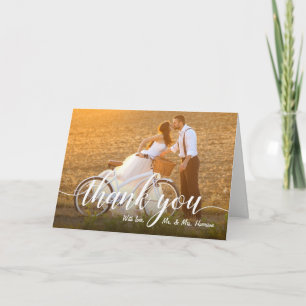 Your Favourite Wedding Day Photo Thank You Card