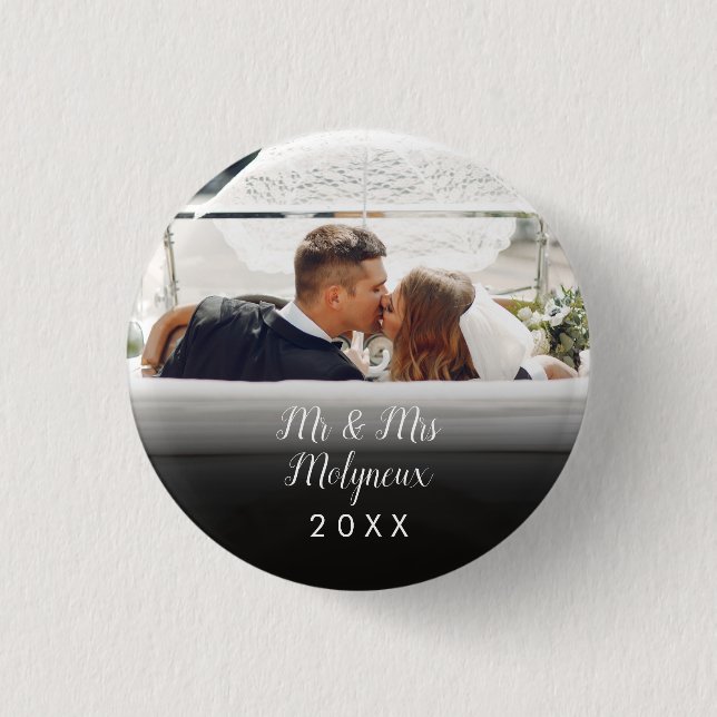 Your Favourite Wedding Photo 3 Cm Round Badge (Front)