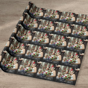 Your Favourite Wedding Photo Script Name Wrapping Paper