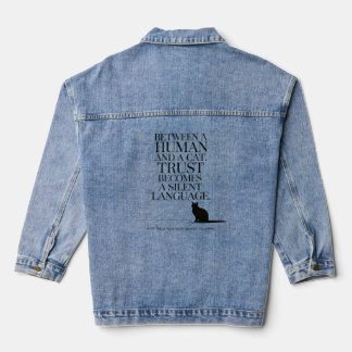 Your Feline Friend Denim Jacket