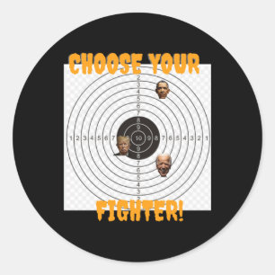 Your Fighter Trump Shot 2024 Classic Round Sticker