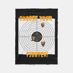 Your Fighter Trump Shot 2024 Fleece Blanket