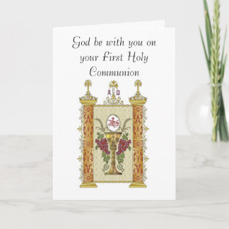 Your First Holy Communion Card