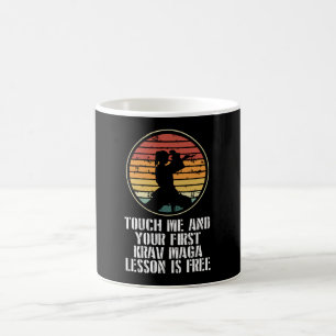 Your first lesson in krav maga coffee mug