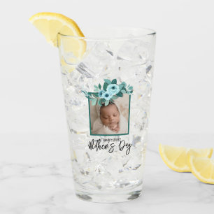 Your First Mother's Day Rose Greenery Glass