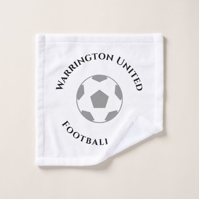 Your Football Club Name Wash Cloth (Wash Cloth)