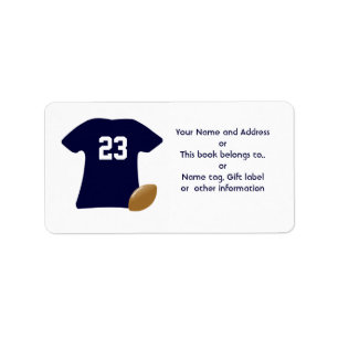 Your Football Shirt w/ American Football Labels