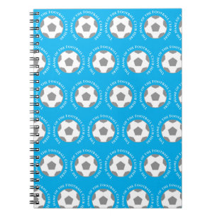 Your Football Team in Sky Blue Notebook