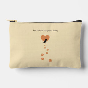Your footprint changed my destination accessory pouch