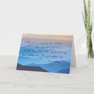 Your Footsteps Home Forever New Love Poem Card