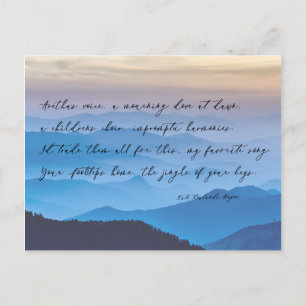 Your Footsteps Home Forever New Love Postcard