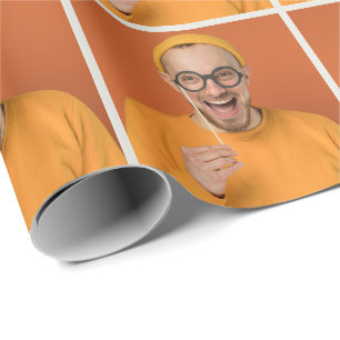 Your Funny Photo Selfie Upload Wrapping Paper