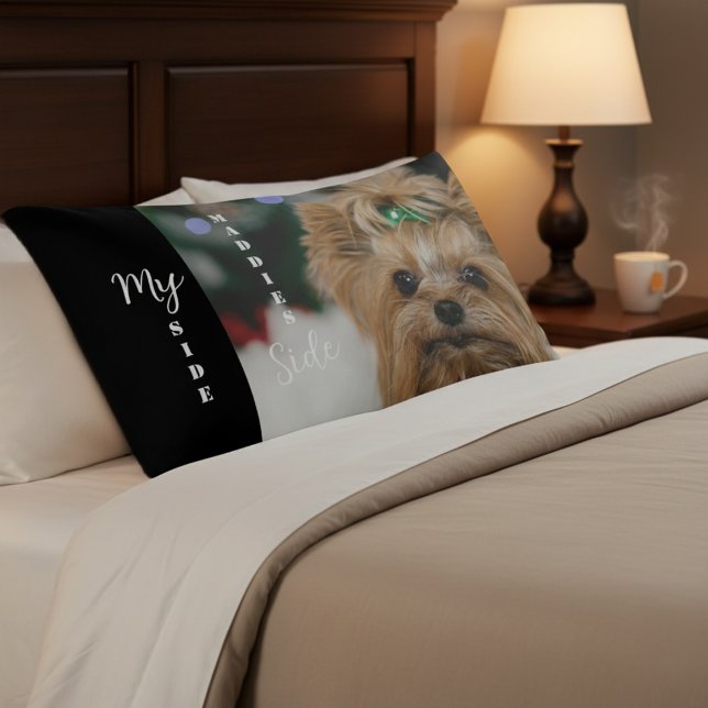 Your Furry Bestie's Vibe: Custom Pet Photo  Pillowcase (Your Furry Bestie's Vibe: Custom Pet Photo Pillow Case)