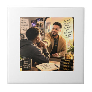 Your Future Self is Proud of You Ceramic Tile