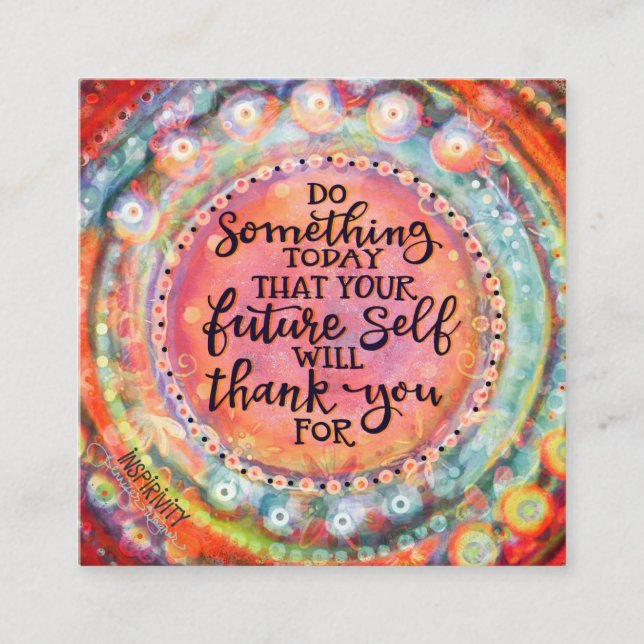 “Your Future Self Will Thank You” Kindness Cards (Front)