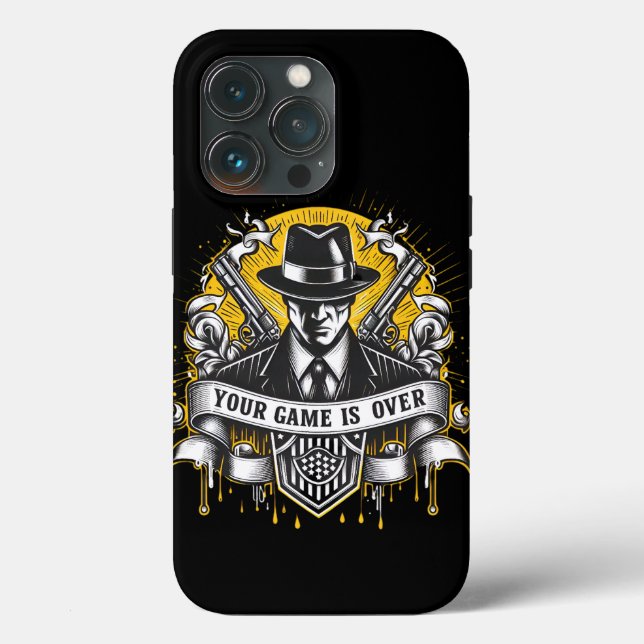 Your Game is Over Mafia iPhone / iPad case (Back)