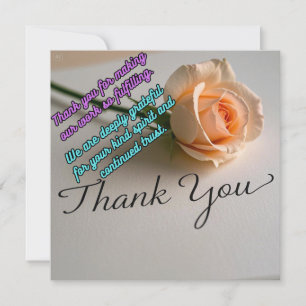 Your Generosity is Appreciated Holiday Card