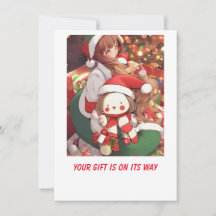 Your Gift is on Its Way Card - Last Minute Gifts