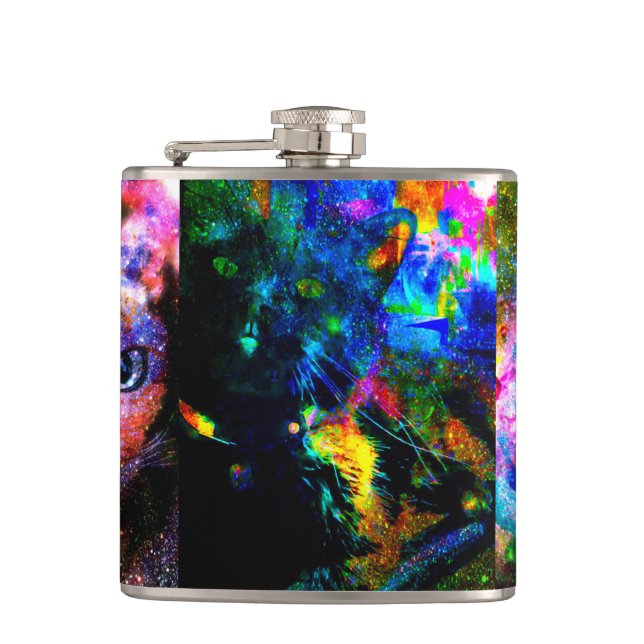 Your god is watching hip flask (Front)