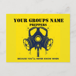 YOUR GROUPS NAME POSTCARD