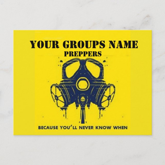 YOUR GROUPS NAME POSTCARD (Front)